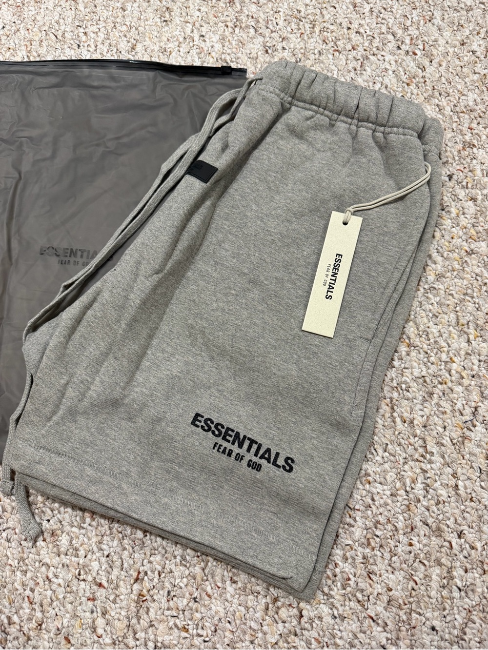 Essentials Fear of God Grey Athletic Sweat Shorts